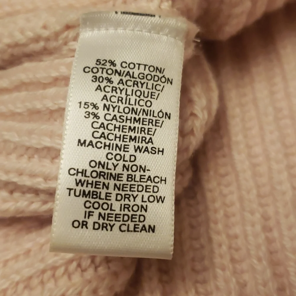 Lou & Grey Pink Ribbed Oversided Sweater